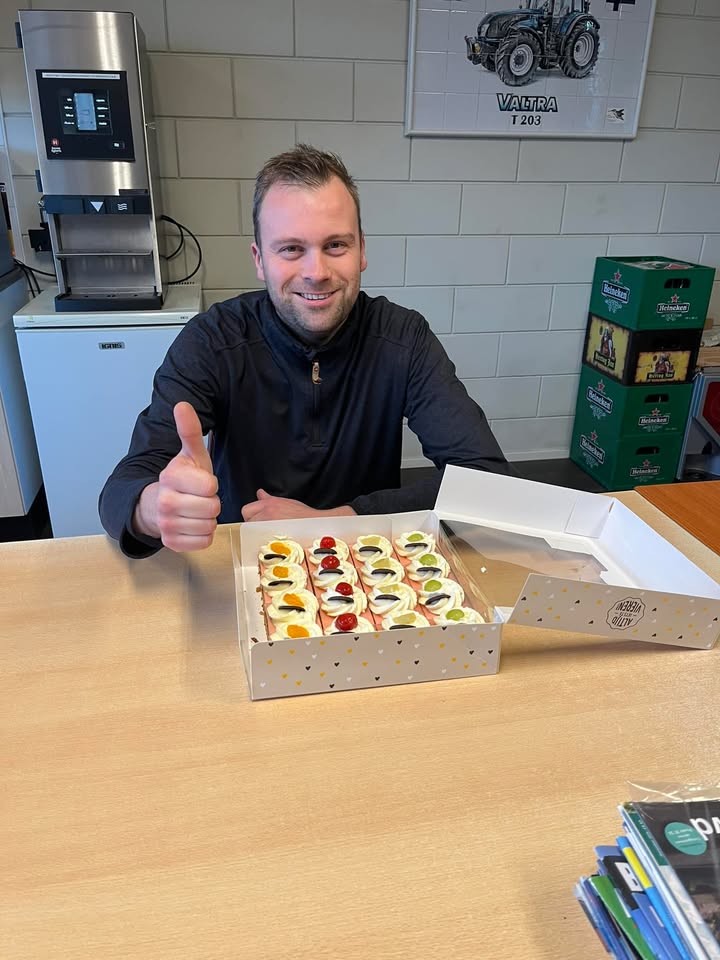  Vandaag onze werknemer Jildert Anema